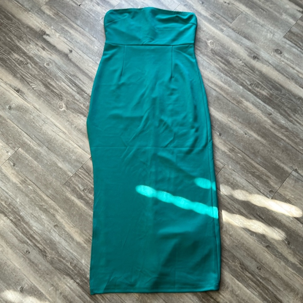 Strapless Midi Dress Sz Medium